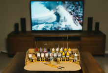 Load image into Gallery viewer, Painting Station Fully Assembled - 26mm, For Vallejo and Army Painter Style Dropper Bottles