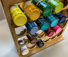 Load image into Gallery viewer, Vertical Paint Rack For 2oz Craft Paints - 36mm Diameter Bottles