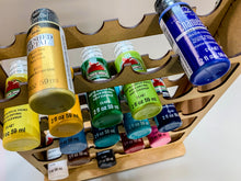 Load image into Gallery viewer, Vertical Paint Rack For 2oz Craft Paints - 36mm Diameter Bottles