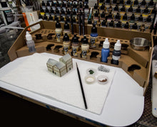 Load image into Gallery viewer, Painting Station - 26mm, For Vallejo and Army Painter Style Dropper Bottles