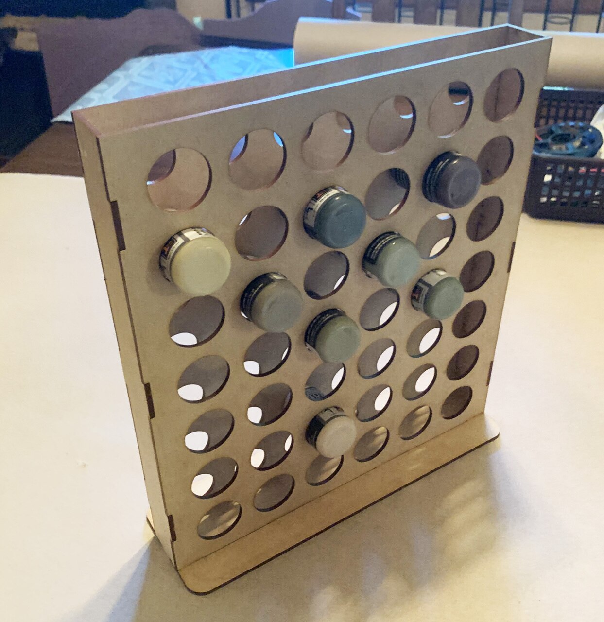 Vertical Paint Rack For 1oz Mission Models Premium Hobby Paints