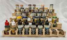 Load image into Gallery viewer, Paint Rack - 26mm "Upside Down", For Vallejo and Army Painter Style Dropper Bottles