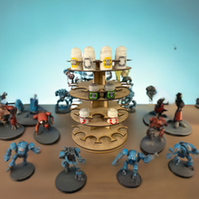 Load image into Gallery viewer, Rotating Paint Rack - For 34mm Paint Pots (GW, Citadel)
