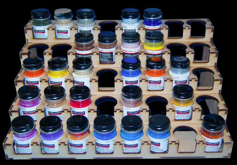 Paint Rack - 32mm Model Master - Mission Models