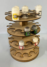 Load image into Gallery viewer, Rotating Paint Rack - For 34mm Paint Pots (GW, Citadel)
