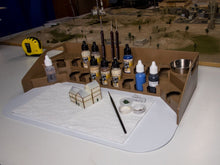 Load image into Gallery viewer, Painting Station - 26mm, For Vallejo and Army Painter Style Dropper Bottles
