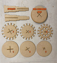 Load image into Gallery viewer, Rotating Paint Rack - For 26mm Dropper Bottles (AMMO, Vallejo, Army Painter, etc)
