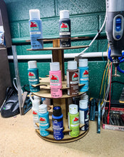 Load image into Gallery viewer, Rotating Paint Rack - For 2oz Craft Paints - Apple Barrel, Folk Art, Etc

