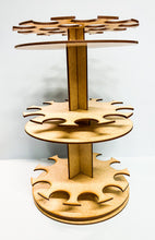 Load image into Gallery viewer, Rotating Paint Rack - For 2oz Craft Paints - Apple Barrel, Folk Art, Etc
