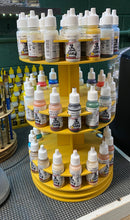 Load image into Gallery viewer, Rotating Paint Rack - For 26mm Dropper Bottles (AMMO, Vallejo, Army Painter, etc)
