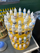 Load image into Gallery viewer, Rotating Paint Rack - For 26mm Dropper Bottles (AMMO, Vallejo, Army Painter, etc)

