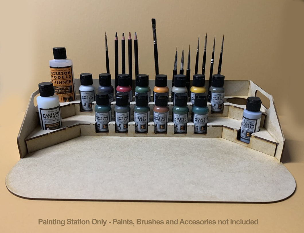 Painting Station - for 1oz Mission Models Premium Hobby Paints