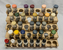 Load image into Gallery viewer, Paint Rack - 26mm &quot;Upside Down&quot;, For Vallejo and Army Painter Style Dropper Bottles
