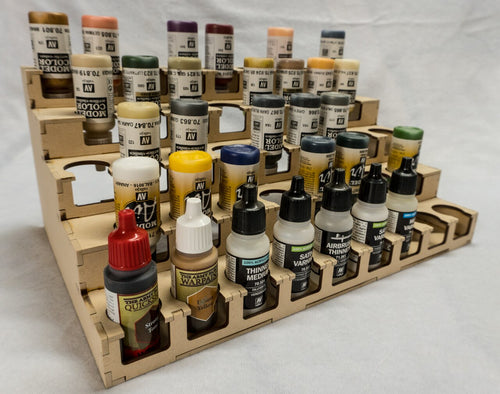 GameCraft Miniatures Watercolor Painting Station - 26mm, for Vallejo and  Army Painter Style Dropper Bottles