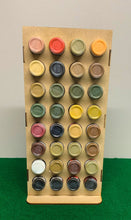 Load image into Gallery viewer, Vertical Paint Rack, Half - 26mm, For Vallejo and Army Painter Style Dropper Bottles

